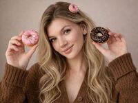 naked camgirl masturbating with vibrator VivienHans